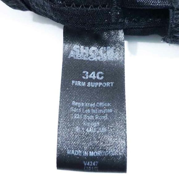 Shock Absorber Firm Support Sports Bra Black 34C Workout Racerback Bra Exercise - Picture 3 of 5